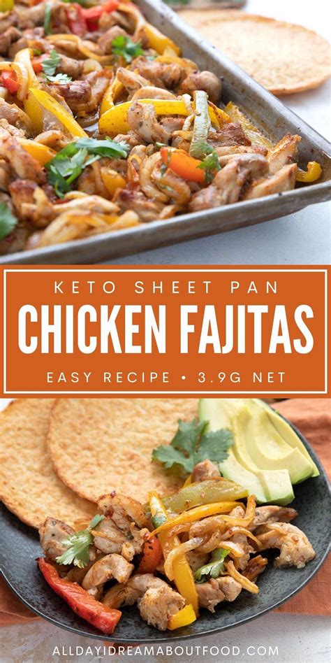 These Sheet Pan Keto Chicken Fajitas Come Together In 35 Minutes Start To Finish It S A One
