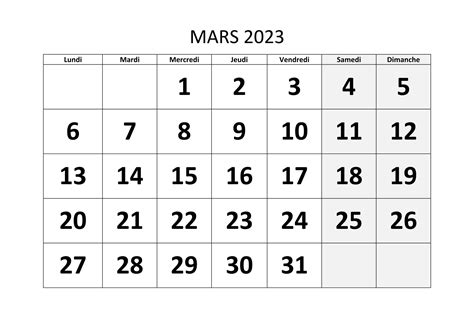 Calendrier Mars 2023 Imprimable Docalendario