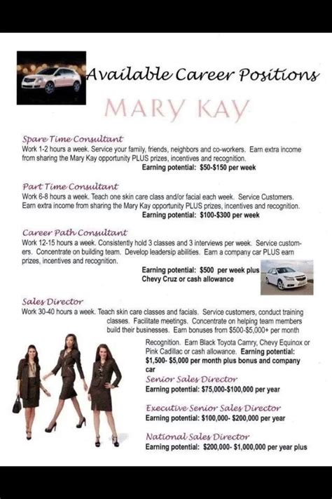 Career Levels Mary Kay Marketing Mary Kay Mary Kay Business