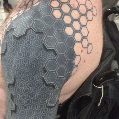 Trippy 3d Arm Tattoo By Tony Booth 2 Tattoo Arm Designs Geometric