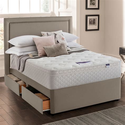Silentnight miracoil travis memory foam mattress. Silentnight Miracoil Memory Cushion Top Mattress & Divan ...