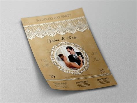 Free 19 Wedding Flyer Templates In Ms Word Psd Ai Eps