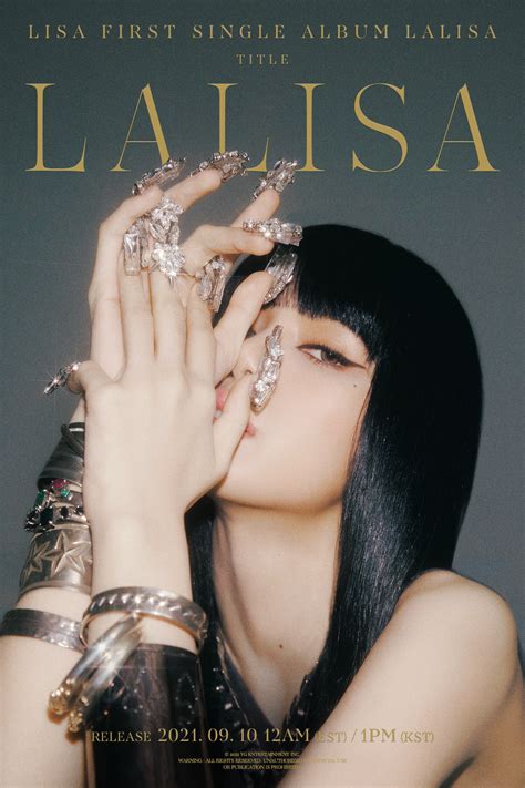 Blackpink Lisa Lalisa Title Poster Hq K Pop Database
