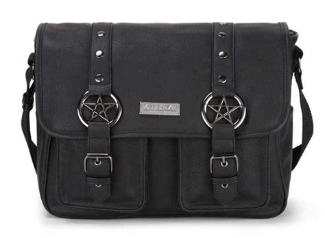 Gothic Bags Steampunk Bags Killstar Ritual Ring Messenger Bag