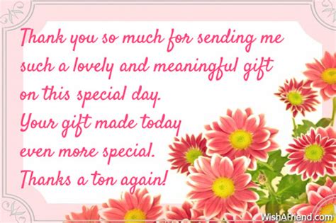 Thank you for the gift!! Birthday Gift Thank You Quotes. QuotesGram