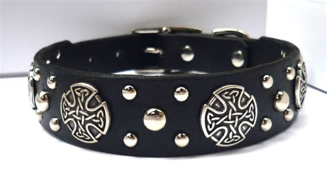 Poshmark makes shopping fun, affordable & easy! Leather Dog Collar Celtic Leather Dog Collar Leather by ...