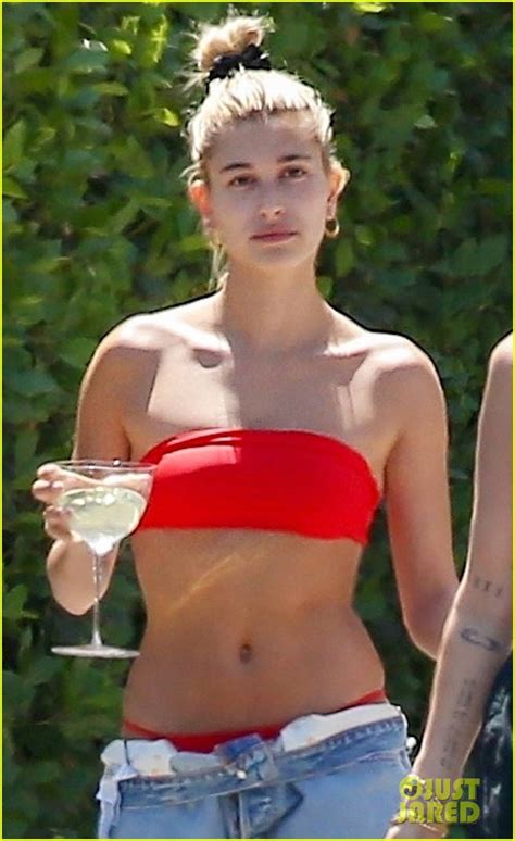 hailey bieber bares toned body during day out with justin photo 4317659 justin bieber photos