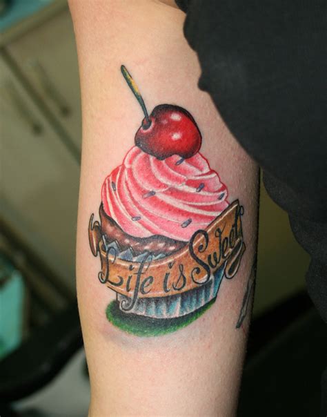 Cupcake Tattoos Designs Ideas And Meaning Tattoos For You