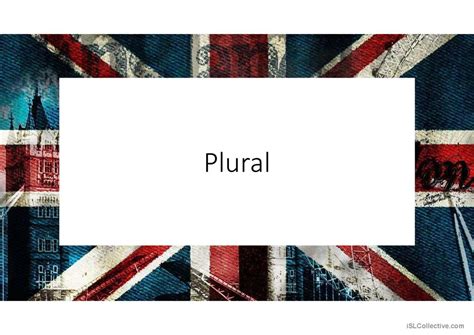 Plural English ESL Powerpoints