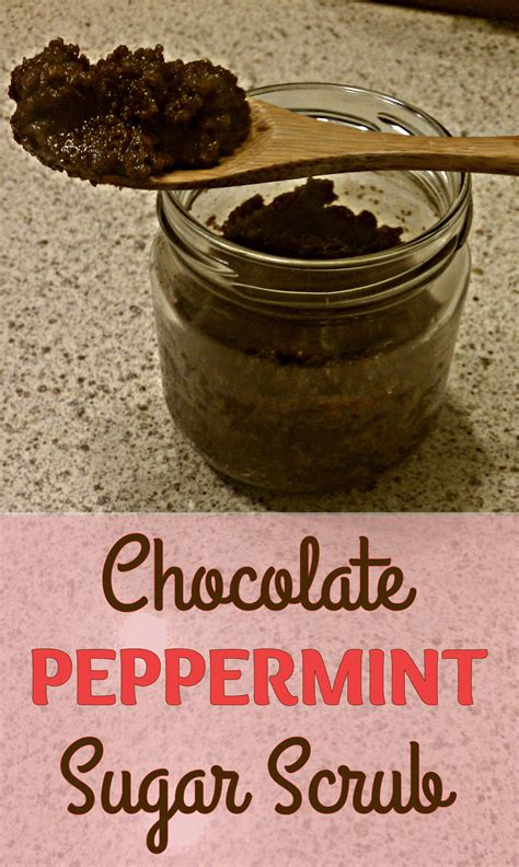 Chocolate Peppermint Sugar Scrub Diy Essentials Of Self Care