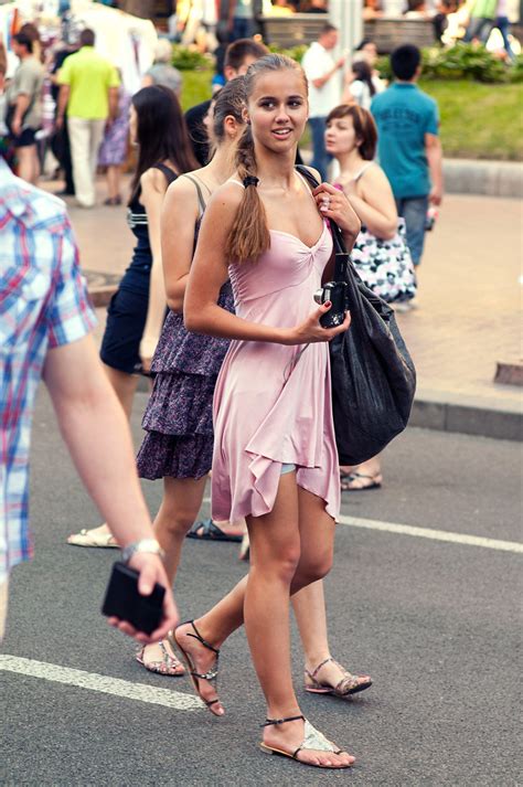 Ukrainian Girl Kiev Kreschatik Str Andrei Ransky Flickr