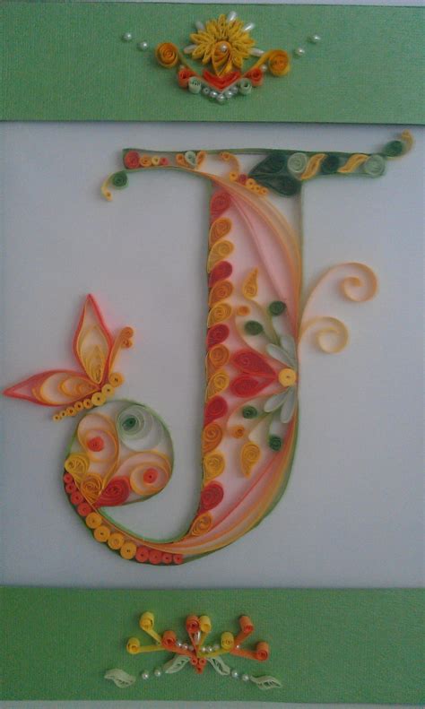 After Seeing Those Quilled Letters I Just Had To Give It A Try So Here Is My First Attempt