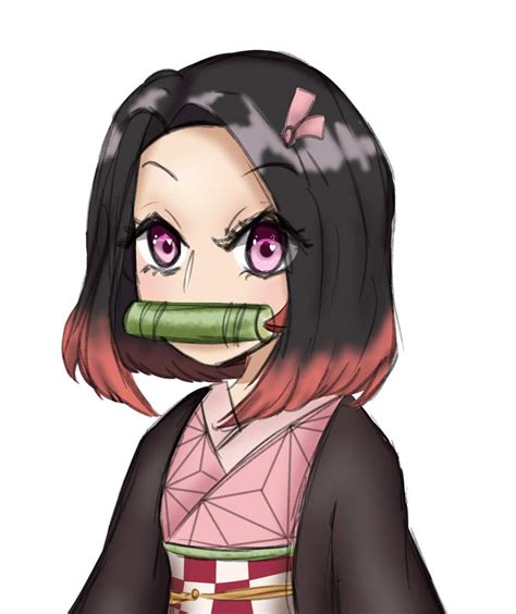 💕short Hair Nezuko💕 Demon Slayer Kimetsu No Yaiba Amino