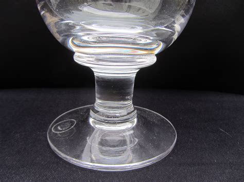 Vintage Dartington Glass Chalice Mouth Blown Goblet Altar Etsy