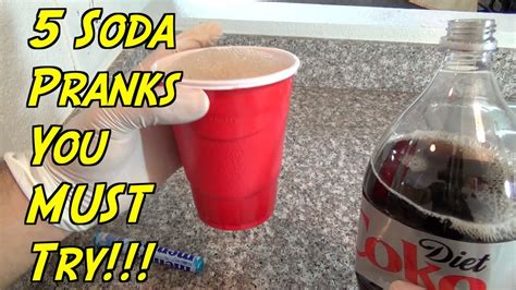 5 Soda Pranks You Can Do At Home How To Prank Evil Booby Traps