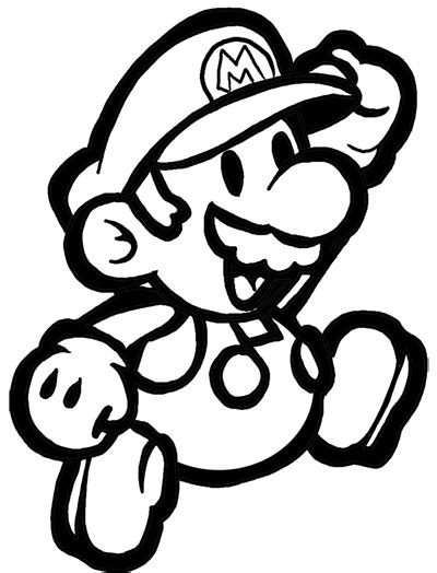 How To Draw Classic Mario Bros Or Paper Mario With Easy Step By Step