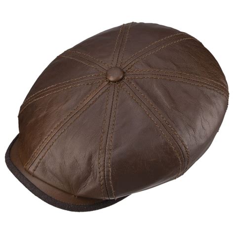 Hatteras Vintage Leather Cap By Stetson 12900