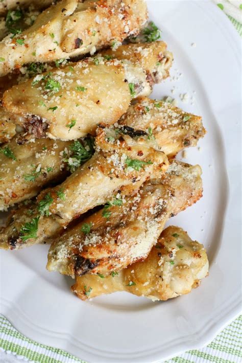 Get the recipe from delish. Garlic Parmesan Chicken Wings - Easy Low Carb Air Fryer Recipe