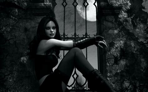 Gothic Goth Style Goth Loli Women Girl Dark Vampire Wallpaper