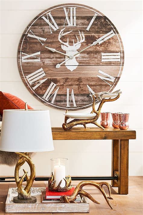 Suitable for any type of workstation, in reasonable price. Brown Deer Silhouette Wall Clock - Paper - Home Decor ...