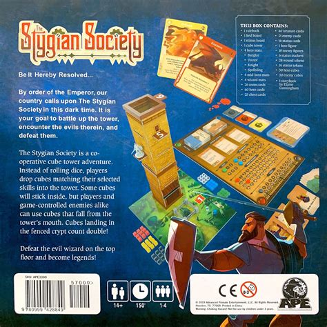 The Stygian Society Board Game At Mighty Ape Nz