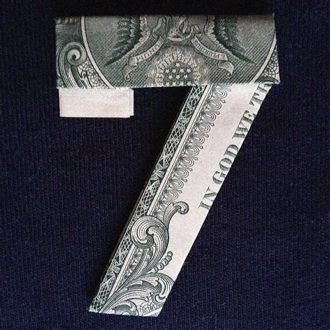 Dollar Origami Letters And Digits Money Alphabet Folded With Etsy