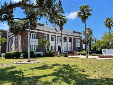 Historic Flagler County Courthouse In Bunnell Florida