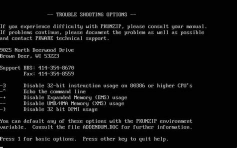 Pkzip Application For Dos 1989 Abandonware Dos