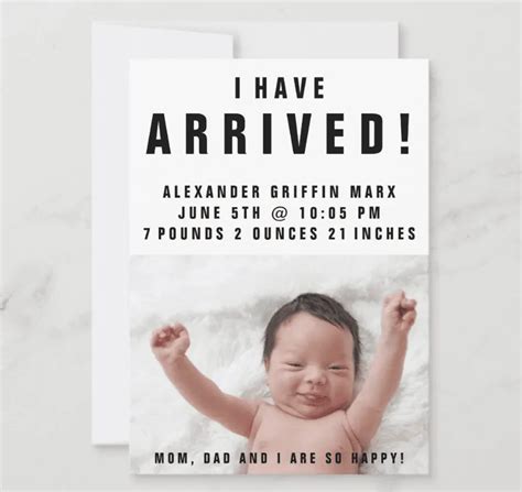 20 Birth Announcement Ideas And Wording 50 Off