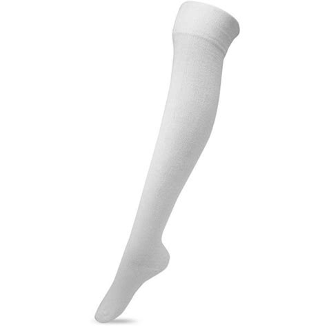 Women S Over The Knee High Socks White One Size At Amazon Women’s 8 99 Liked On Polyvor