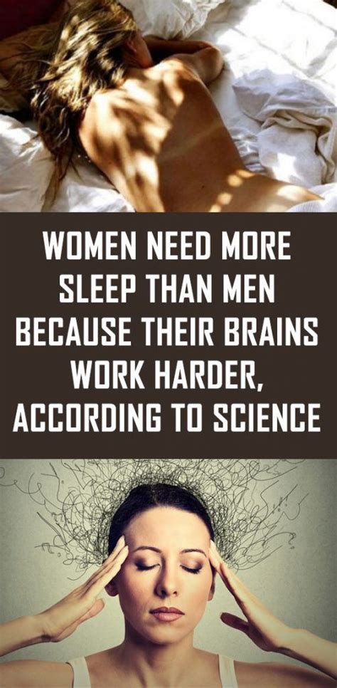 Women Need More Sleep Than Men Because Their Brains Work Harder