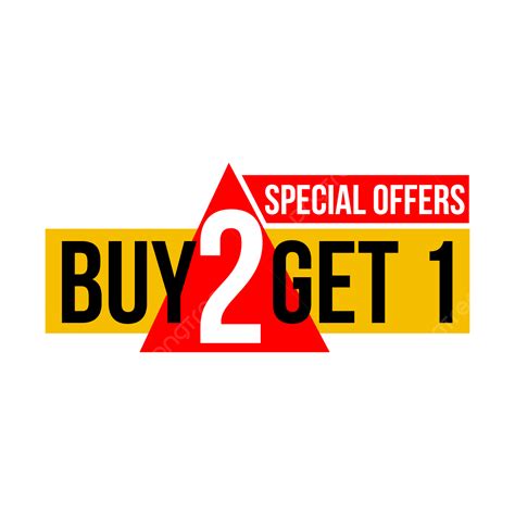Buy Tow Get One Free Offer Banner Buy 2 Get 1 Free Offer Banner