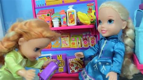Anna And Elsa Toddlers Annas Temper Tantrum At Grocery Store Part 1