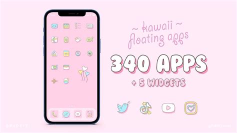 25 Cute And Kawaii App Icon Packs For Ios 15 Iphone And Ipad Gridfiti