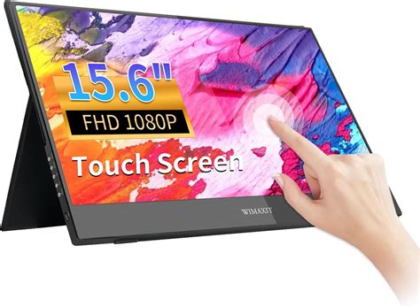 Portable Touchscreen Monitor Wimaxit 156 Inch Usb C Hdr Touch Screen