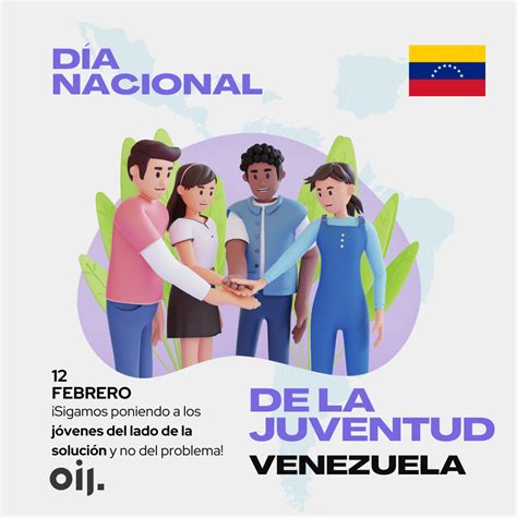 12 De Febrero Día Nacional De La Juventud Venezuela Organismo