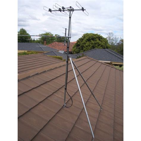 Tile Or Iron Roof Tripod Antenna Mount Tv Weatherstation18m Pole