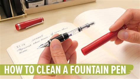 How To Clean A Fountain Pen Youtube
