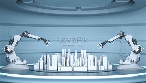 Lovepik صورة C4d 401262046 Id خلاق بحث صور الخيال العلمي مدينة الروبوت