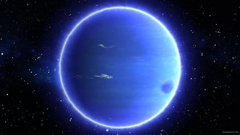 Beautiful View Of Blue Planet Neptune From Space Timelapse Vj Loops Farm