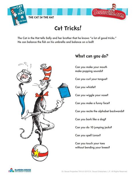 Dr Seuss Printables And Activities Brightly Dr Seuss Math