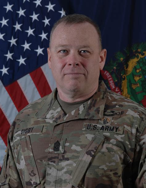 Command Sgt Maj John Digby Vermont National Guard Bio Article View