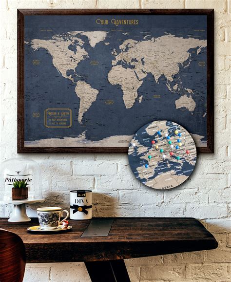 push pin map detailed world map world map with push pins gold world map pushpin map canvas