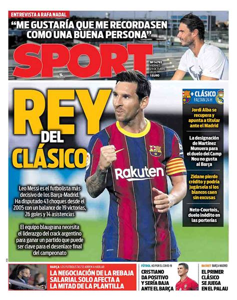 Игра закончилась со счетом 2:0 в. Today's Spanish Papers dominated by El Clasico build-up ...