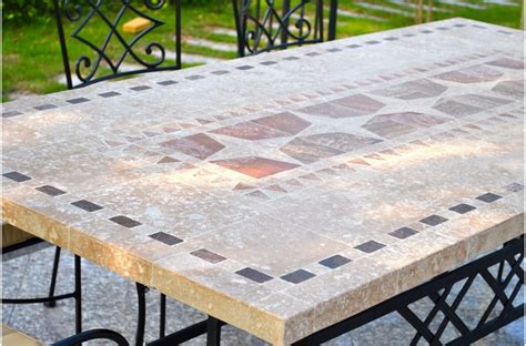Own tools to open our marble table tops are a natural stone that each have their own unique. Outdoor Garden 160-200-240cm Mosaic Natural Stone Marble ...