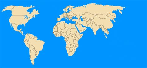 Å 27 Vanlige Fakta Om World Map Without Names The League Says
