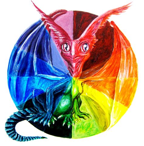 Dragon Color Wheel By Nykol Haebrd On Deviantart