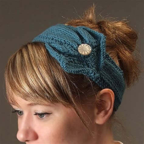 Knit Headband Patterns With Button A Knitting Blog