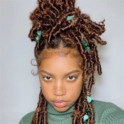 Bxaa On Instagram In 2021 Aesthetic Hair Faux Locs Hairstyles Hair