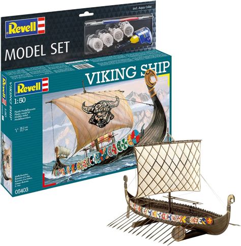 Revell 65403 Model Set Viking Ship Originalgetreuer Modellbausatz Für